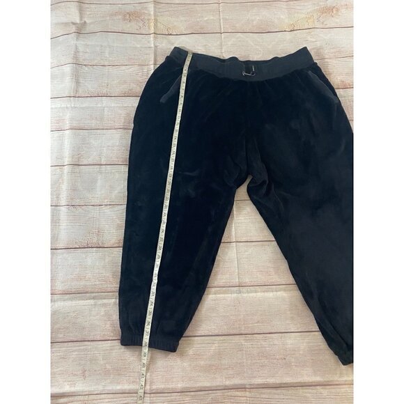 Athleta Women's Black Velvet Double Cozy Karma Joggers - 3XL - Picture 4 of 14